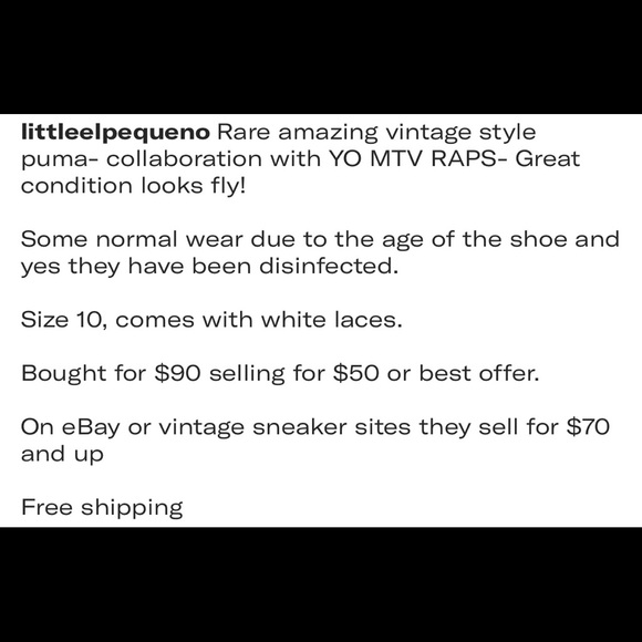 Rare PUMAS Yo MTV Raps Edition - Picture 5 of 5